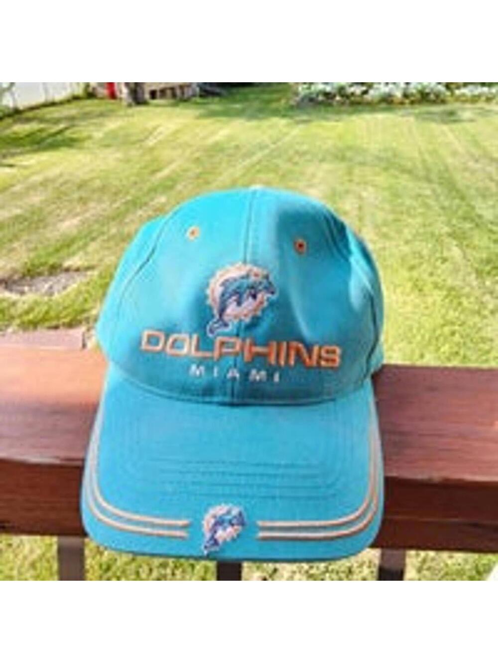 NFL Vintage Miami Dolphins VelcroStrap Style Baseball Hat by Twin Enterprise INC